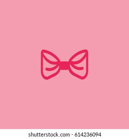 butterfly, bow, icon