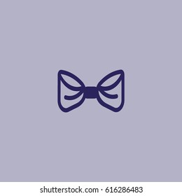 butterfly, bow, icon