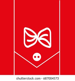 butterfly, bow icon