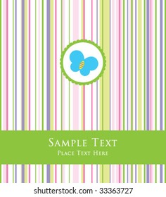 butterfly card