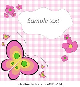 Butterfly card