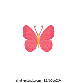 butterfly cartoon icon