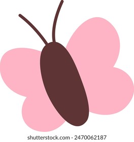 Butterfly Cartoon Insect Vector Illustration