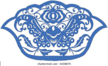 Butterfly - chinese traditional papercut
