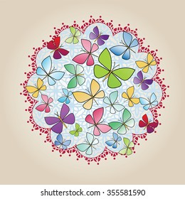 Butterfly circle 