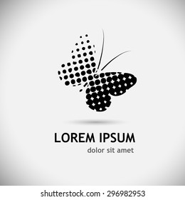 Butterfly Circles. Vector