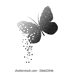Butterfly Circles. Vector