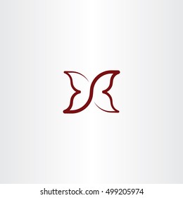 butterfly clip art logo, icon design