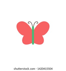 Butterfly color icon. Element of boho color icon. Premium quality graphic design icon. Signs and symbols collection icon for websites, web design, mobile app
