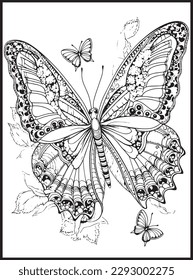 Butterfly Coloring Pages for Adults