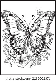 Butterfly Coloring Pages for Adults