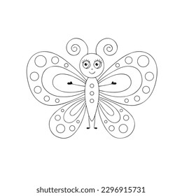 Butterfly Coloring Pages line art