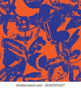 Butterfly Colourful Abstract pattern design for fashion textiles, graphics and crafts