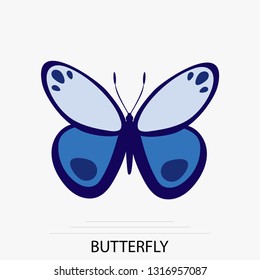 Butterfly concept line icon. Simple element illustration. Butterfly animal concept outline symbol design. Can be used for web and mobile UI/UX . Modern vector style