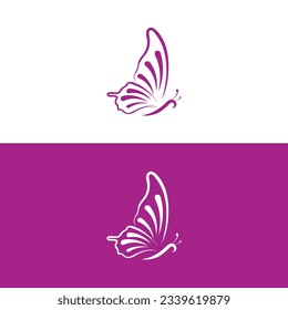 Butterfly conceptual simple icon. Logo. Vector illustration,butterfly logo vector template,Big butterfly icon. Simple illustration of big butterfly vector.