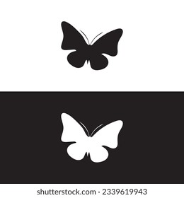 Butterfly conceptual simple icon. Logo. Vector illustration,butterfly logo vector template,Big butterfly icon. Simple illustration of big butterfly vector.