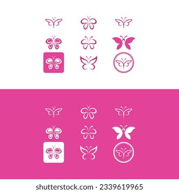 Butterfly conceptual simple icon. Logo. Vector illustration,butterfly logo vector template,Big butterfly icon. Simple illustration of big butterfly vector.