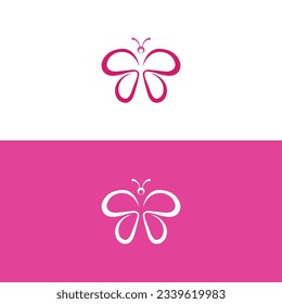 Butterfly conceptual simple icon. Logo. Vector illustration,butterfly logo vector template,Big butterfly icon. Simple illustration of big butterfly vector.