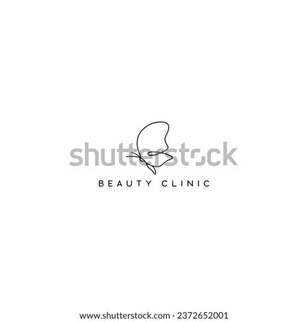  Butterfly conceptual simple icon. Logo. Vector illustration