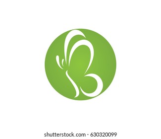 Butterfly conceptual simple logo