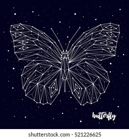 butterfly constellation vector