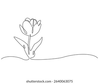 Butterfly continuous line art. Butterfly one line drawing. Flying animal concept vector illustration