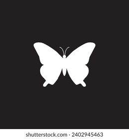 Butterfly continuous line vector illustration set. Collection of butter fly made with single editable path.