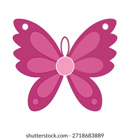 Butterfly created using petal shaped wing details suitable for floral branding artistic designs and nature inspired illustrations