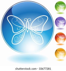 butterfly crystal