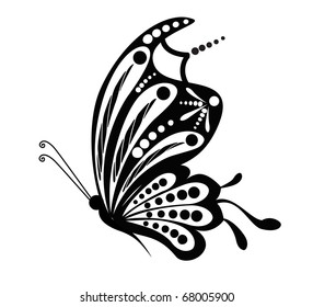 butterfly decorative abstraction