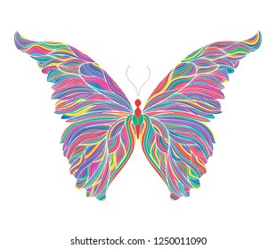 Butterfly  with decorative wings