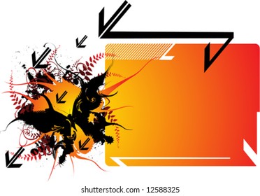butterfly design banner