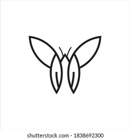 butterfly design in black on white background