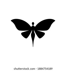 butterfly design concept and icon