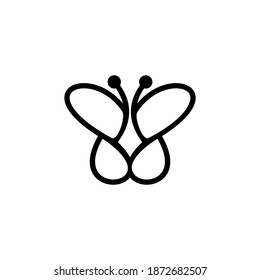 butterfly design concept and vector