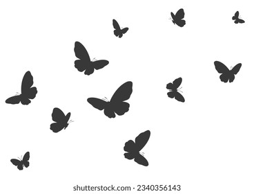 diseño de mariposa diseño dibujado a mano 