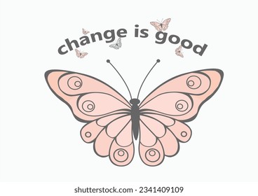butterfly design hand drawn design