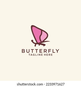 Schmetterling. Design-Logo-Symbol-Design-Vorlage