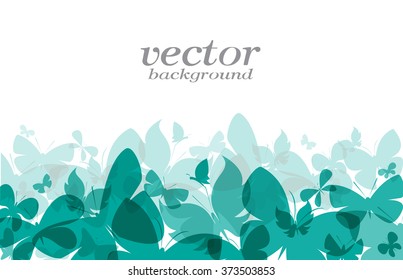 Butterfly design on white background - Vector Illustration, background