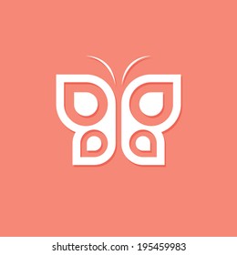 Butterfly design vector.