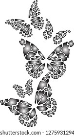 Butterfly design vector art