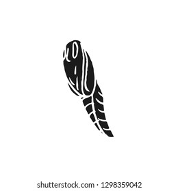 butterfly doll vector doodle sketch isolated on white background
