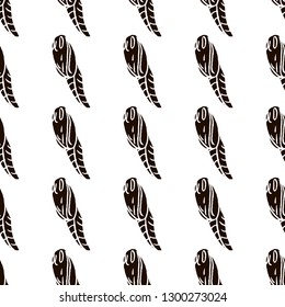 butterfly doll vector seamless pattern