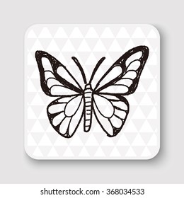butterfly doodle