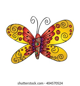 butterfly doodle