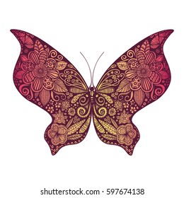 Butterfly doodle
