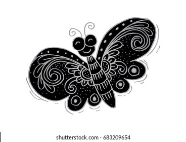 Butterfly doodle