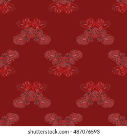 Butterfly doodle seamless pattern zentangle inspired art for new backdrop. Decorative hand drawn background can be used for wallpaper, pattern fills, web page background, surface textures and other