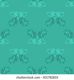 Butterfly doodle seamless pattern zentangle inspired art for new backdrop. Decorative hand drawn background can be used for wallpaper, pattern fills, web page background, surface textures and other