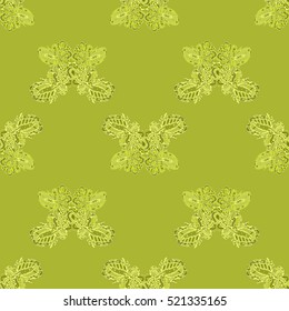 Butterfly doodle seamless pattern zentangle inspired art for new backdrop. Decorative hand drawn background can be used for wallpaper, pattern fills, web page background, surface textures and other